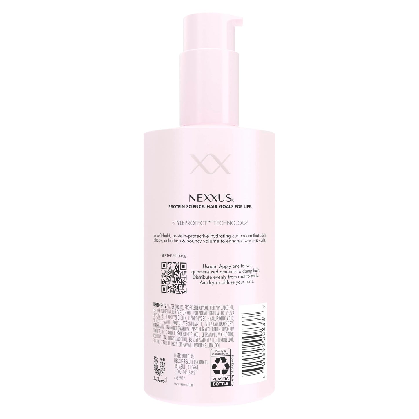 Nexxus Styling Curl Define Curl Cream Climate Control Gel Cream Hair Cream Powered by Styleprotect Technology 8 oz