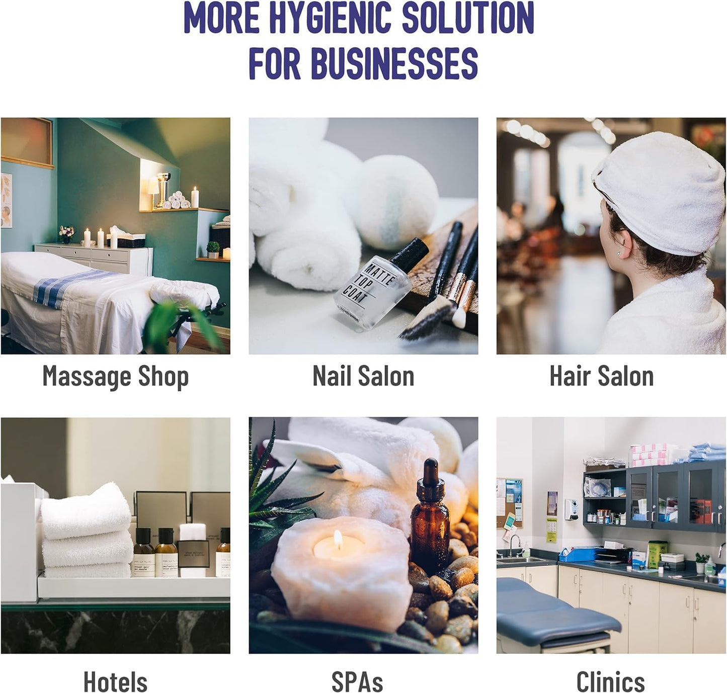 Unifree Disposable Towels Bundle,1 Bath Towel with 2 Hand Towels,18 Sets