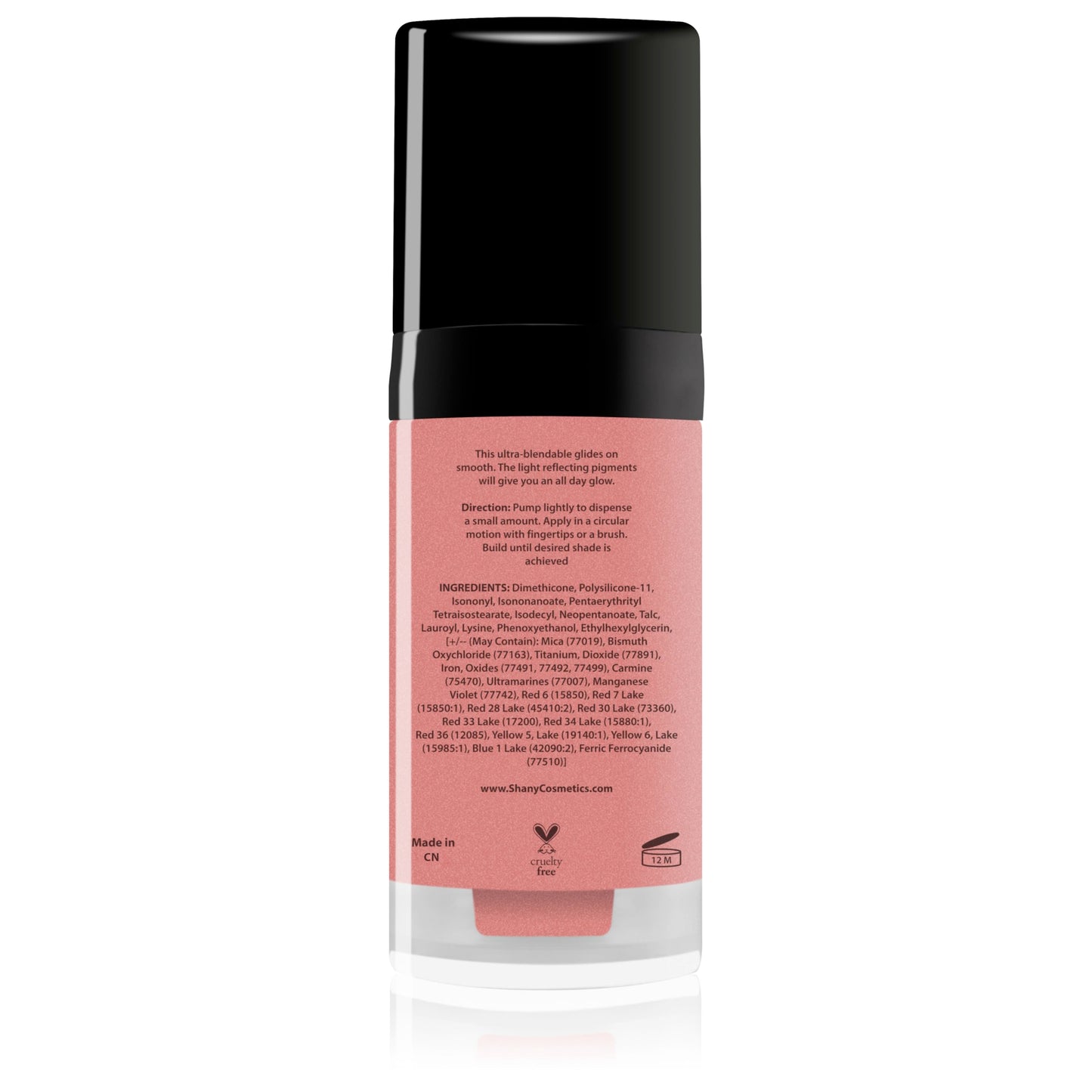 SHANY Paraben Free HD Liquid Cream Blush - Creamy & Blendable Color - EPIC FINAL