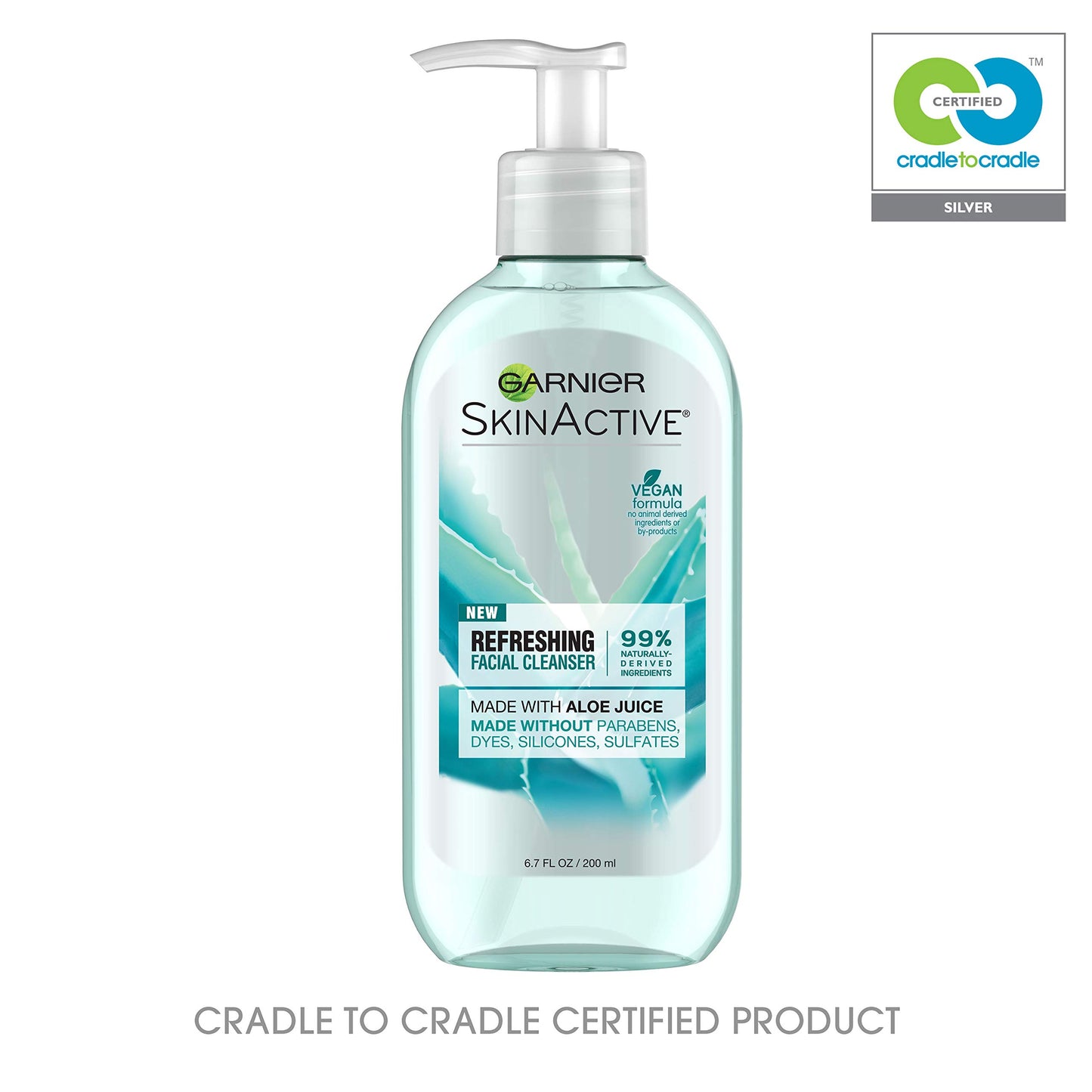 Garnier SkinActive Face Wash with Aloe Juice, For Dry Skin, 6.7 fl. oz.