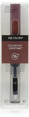 Revlon Stay Overtime Lip Color, Faithful Fawn, 0.07 Ounce