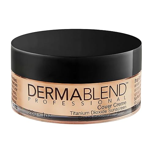 Dermablend Cover Creme High Coverage Foundation with SPF 30 10C Rose Beige, 1 Oz