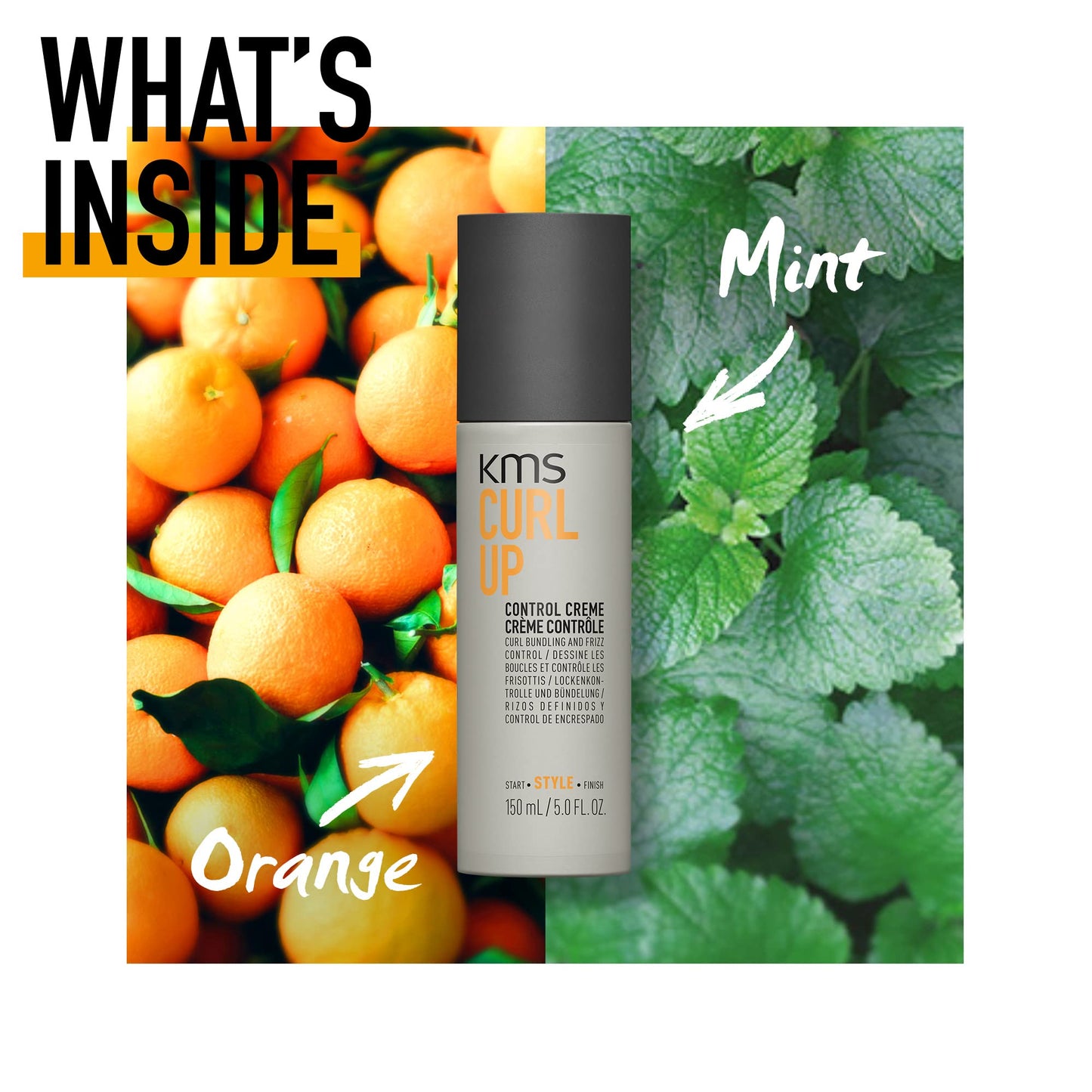 KMS Curlup Control Crème, 5 Fl oz (Pack of 1)