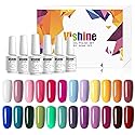 Vishine Gel Nail Polish 24 Colors Set Soak Off Gel Nail Polish Kit Nail Art Manicure Pedicure New Starter Pretty Color Collection Gift Set 8ml