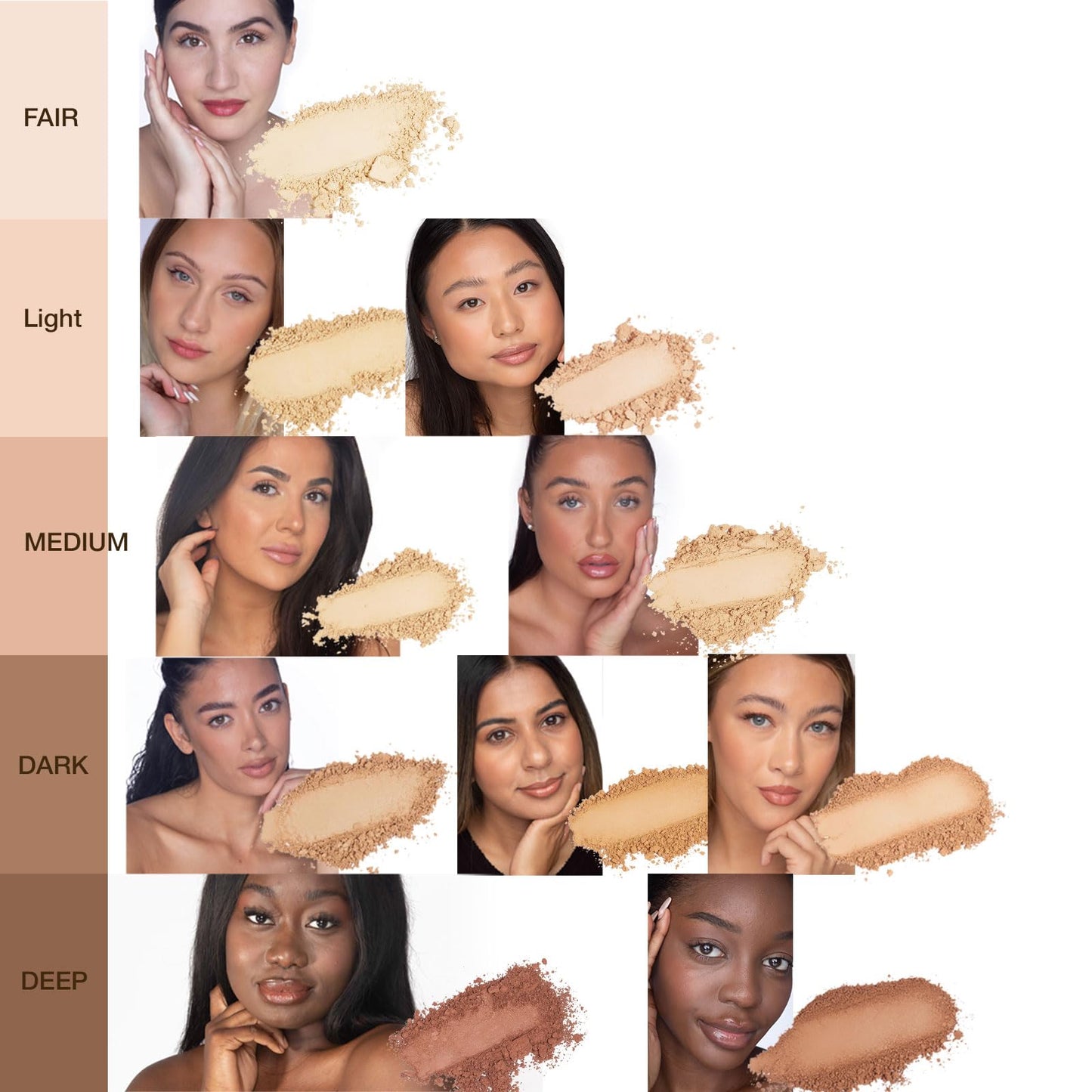 Bellapierre Compact Mineral Foundation SPF 15 - Pressed Powder Foundation, Concealer, Finishing & Setting Powder, On-the-Go Compact, Lightweight