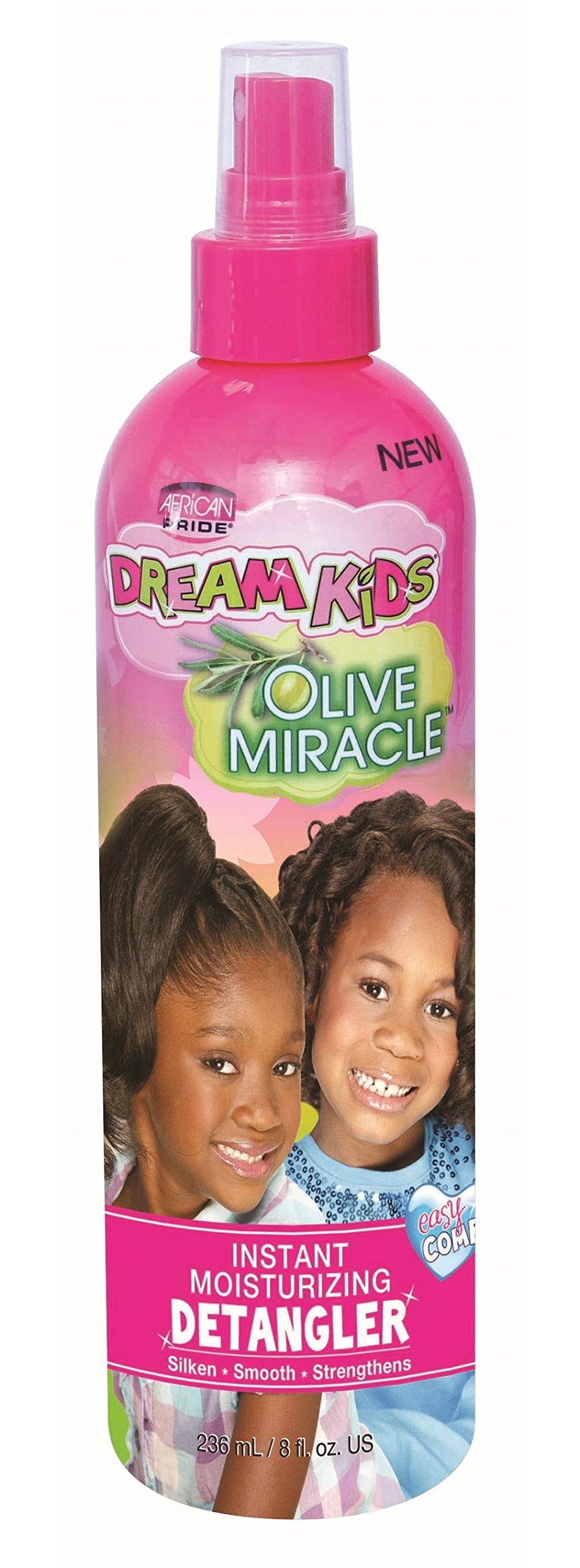 African Pride Dream Kids Olive Miracle Detangler 8 Ounce (235ml) (6 Pack)