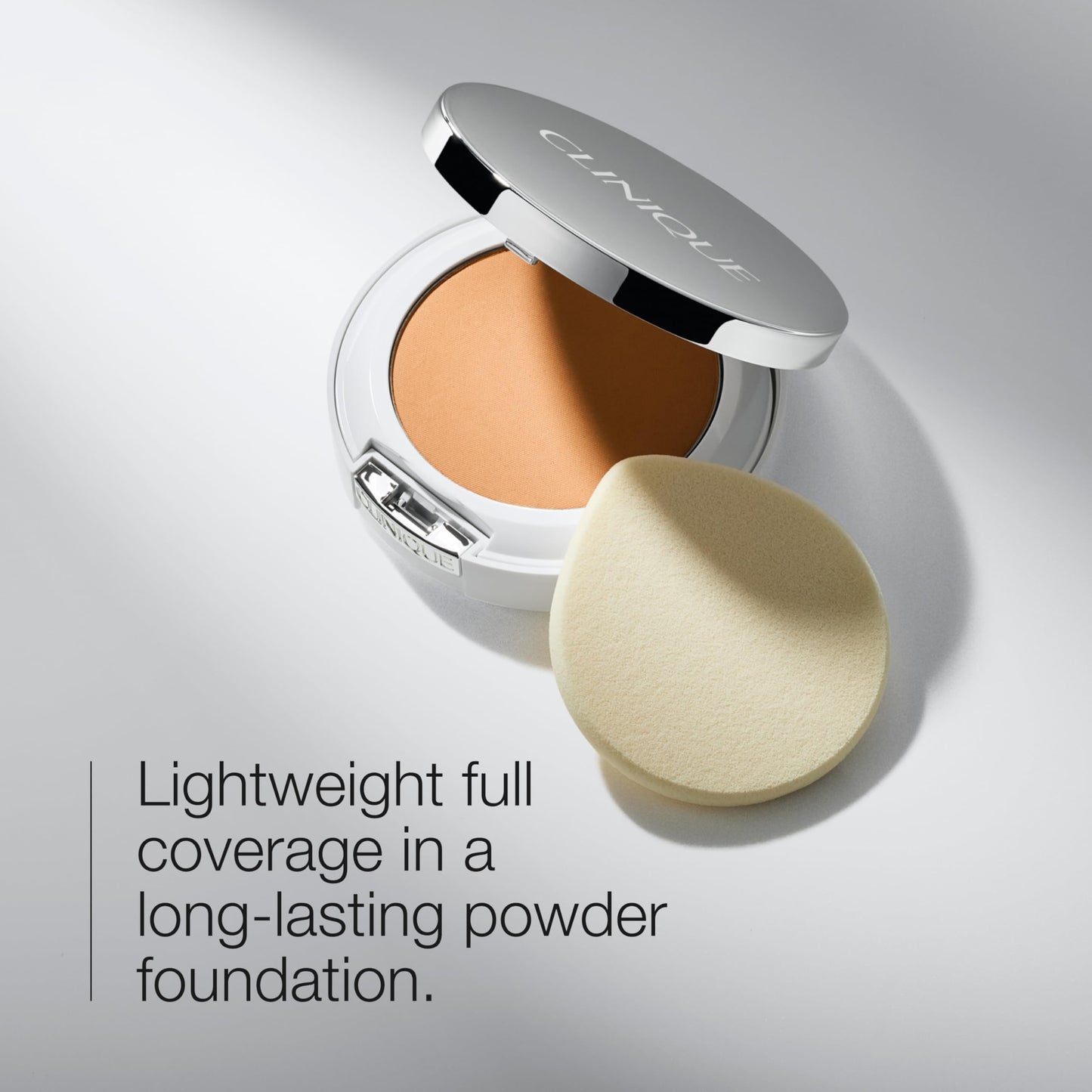 Clinique Beyond Perfecting Powder Lightweight Full Coverage Foundation + Concealer For Dry Combination to Oily Skin Types, Ivory, 0.51 Ounce