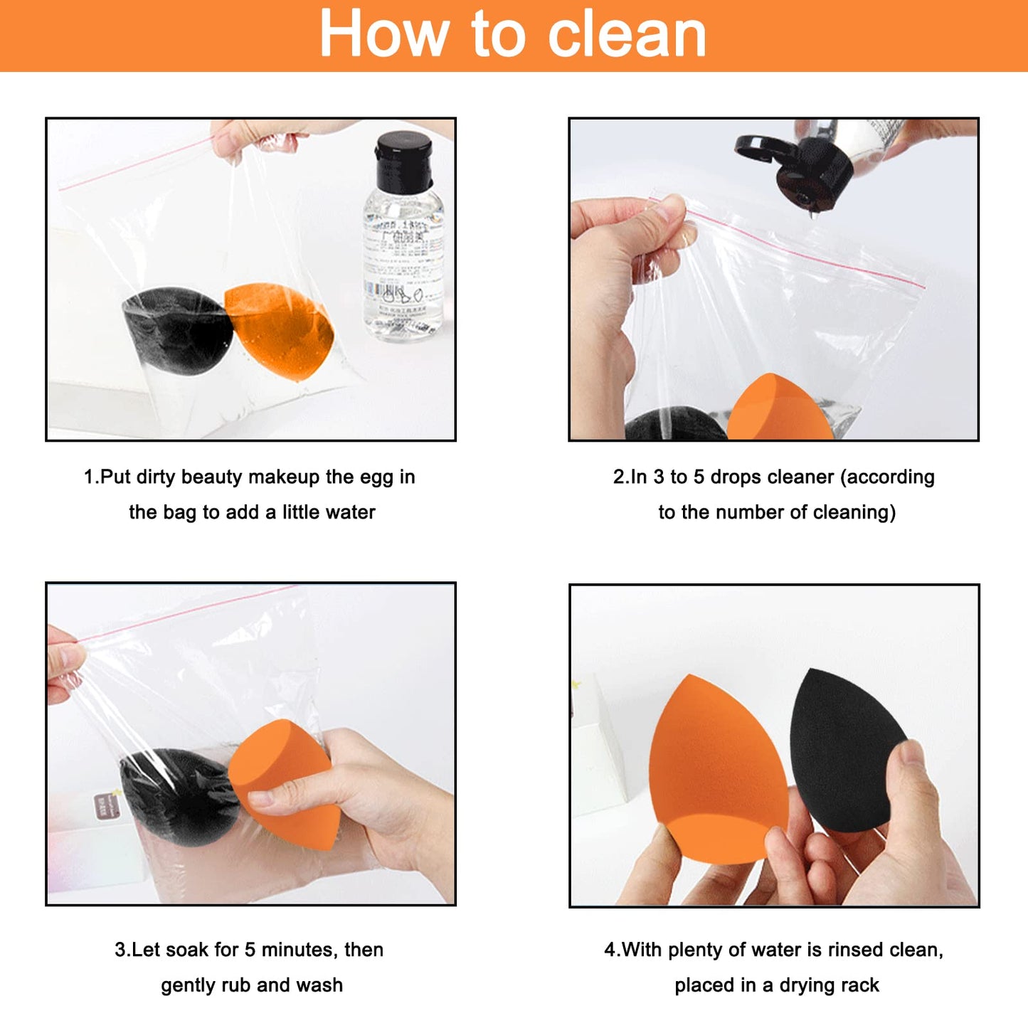12 Pieces Professional Makeup Sponge Set,Latex Free Flawless Soft Setting Face Puffs,Multicolor Makeup Blending Sponge Cosmetic Applicator