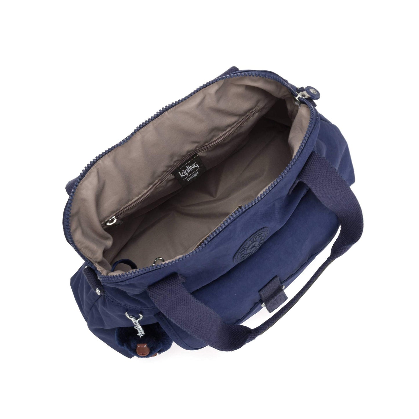 Kipling Pahneiro Handbag Ink Blue Tonal