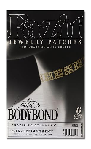 Fazit Makeup Patches - Lattice Bodybond - Glow Up Make-Up Patches - Cute Glitter Makeup Accessories for Women - Cosmetic Body Glitter