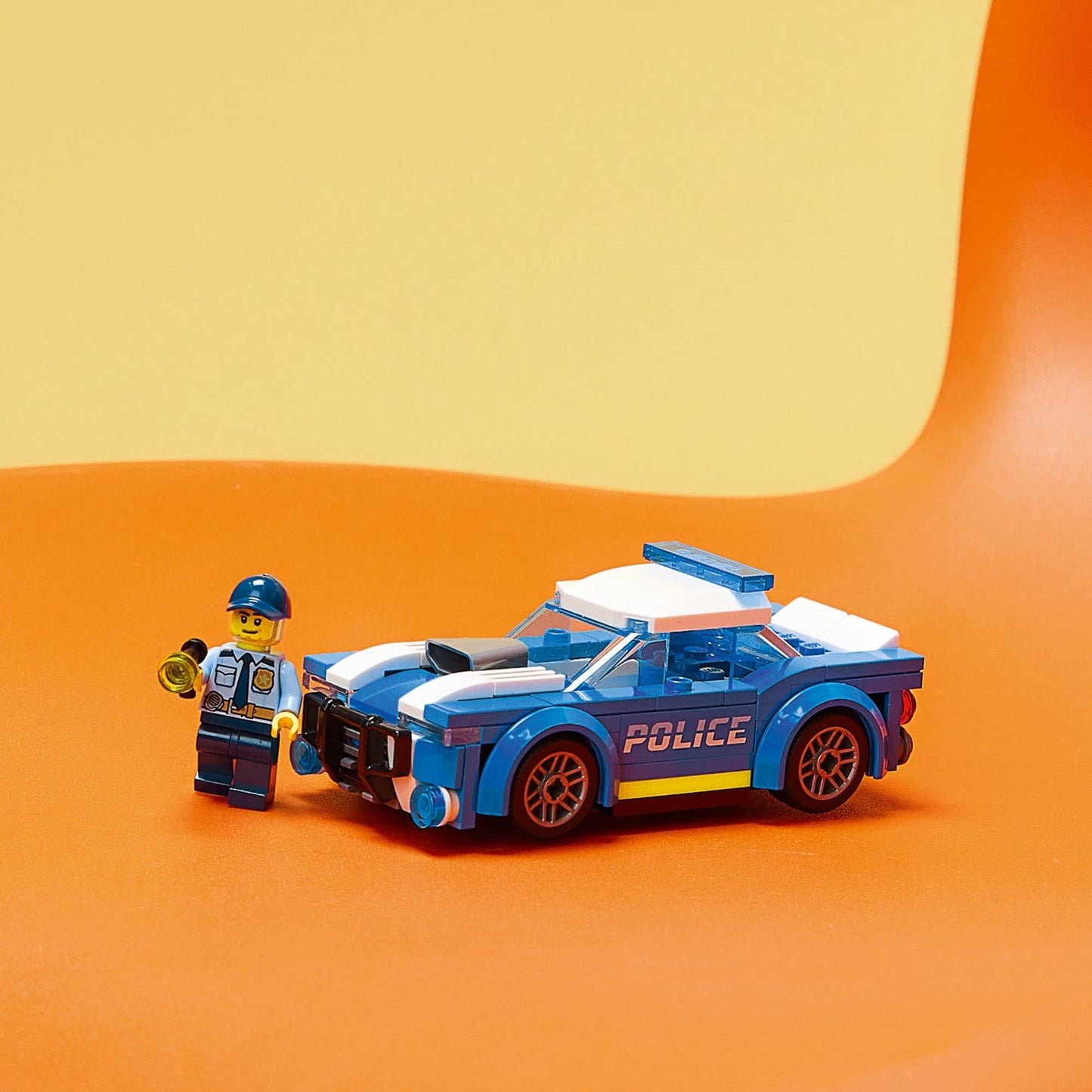 LEGO City Police Car Toy 60312, Building Set with Officer Minifigure, Adventures Car Chase Playset, Fun Gift for Kids Ages 5+