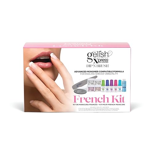 Gelish Xpress Dip Powder System Nail Bundle - French Kit Beauty & Personal Care Gelish