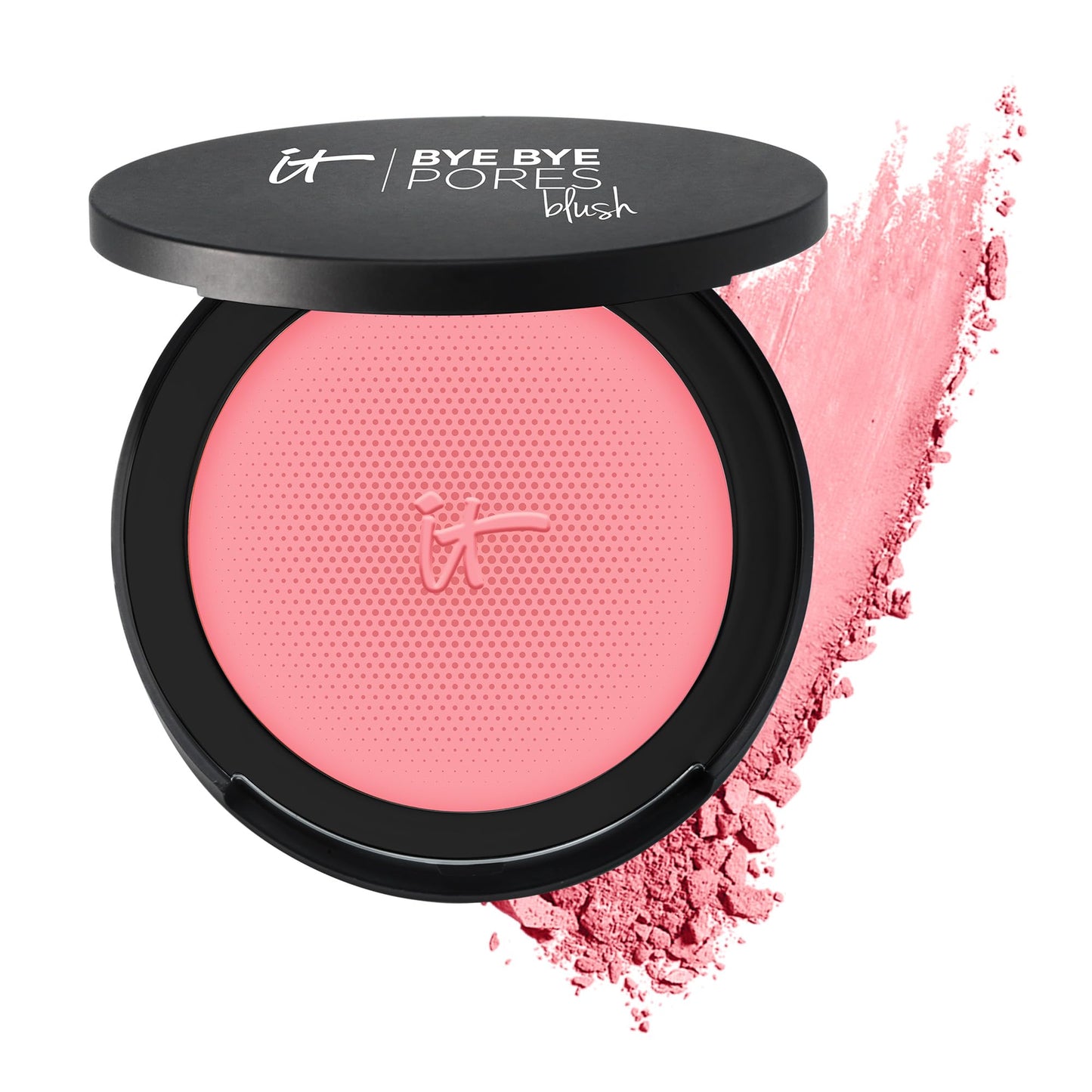 IT Cosmetics Bye Bye Pores Blush, Je Ne Sai Quoi - Sheer, Buildable Color - Diffuses the Look of Pores & Imperfections - With Silk, Hydrolyzed