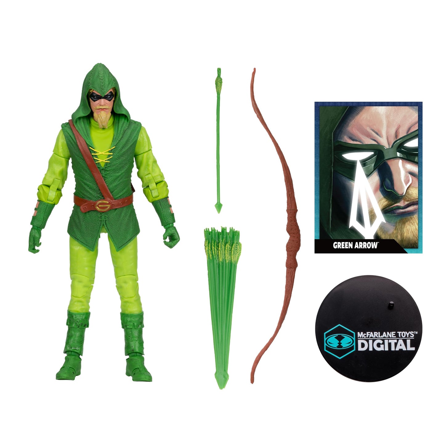 McFarlane Toys DC Direct Green Arrow (Longbow Hunter) 7in Action Figure Digital Collectible