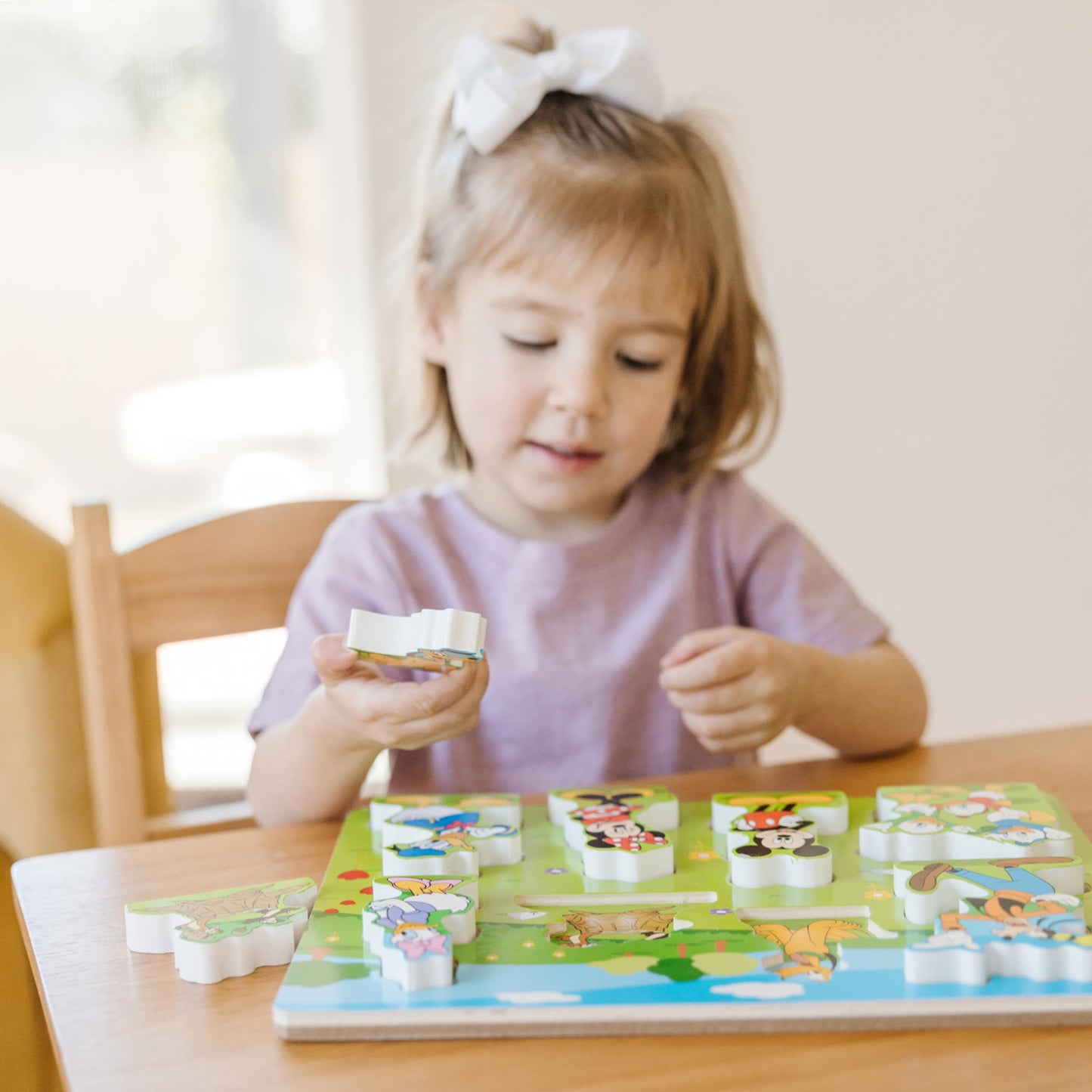 Melissa & Doug Disney Mickey Mouse Clubhouse Wooden Chunky Puzzle (8 pcs)