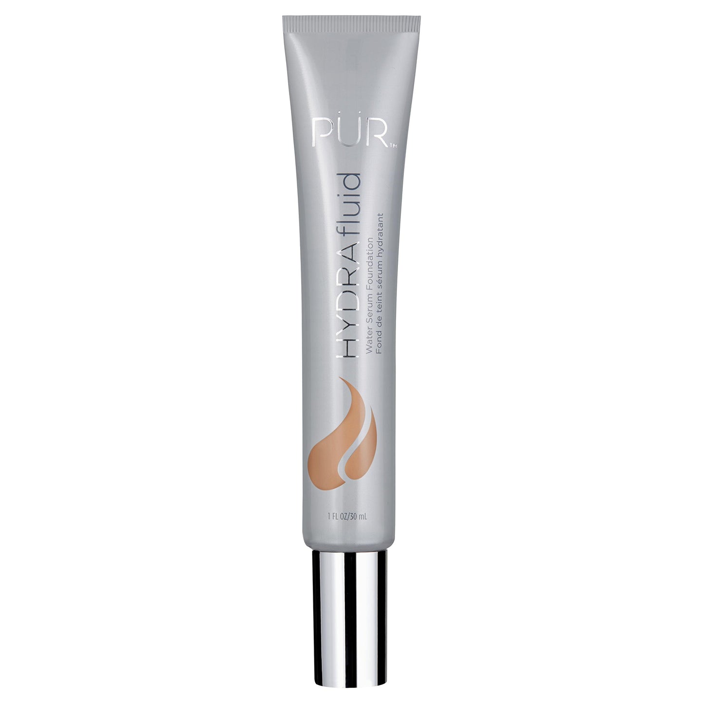 PÜR MINERALS Hydrafluid Water Serum Foundation, Dark, 1 Fl Oz