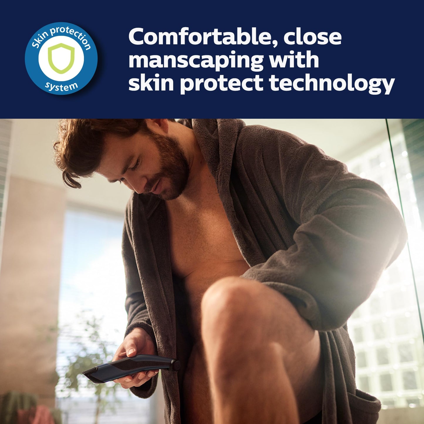 Philips Bodygroom 7000 Series, Showerproof Groin and Body Trimmer for Men, Precise Body Grooming, Adjustable Comb, Safe Even Below The Belt, 80 Min Beauty and Personal Care Norelco