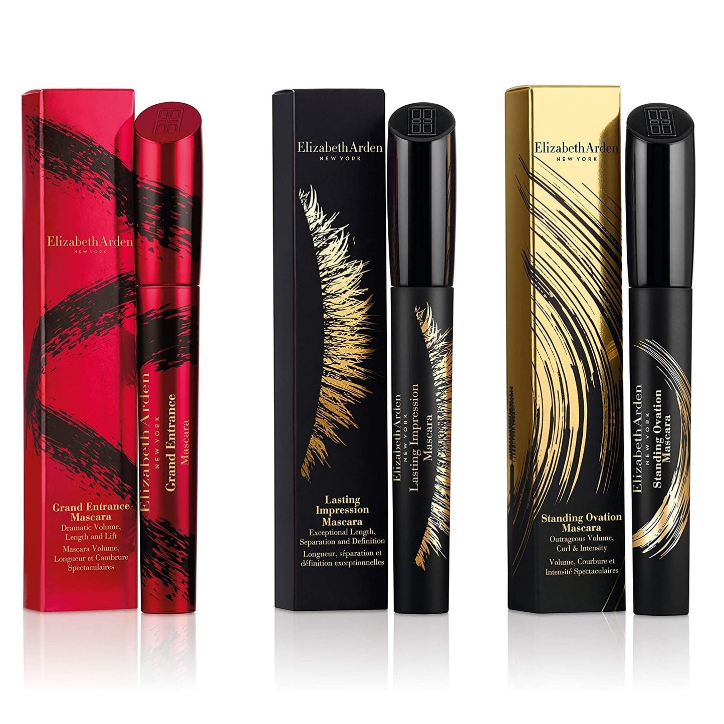 Elizabeth Arden Lasting Impression Mascara, Black 01, 0.3 oz.