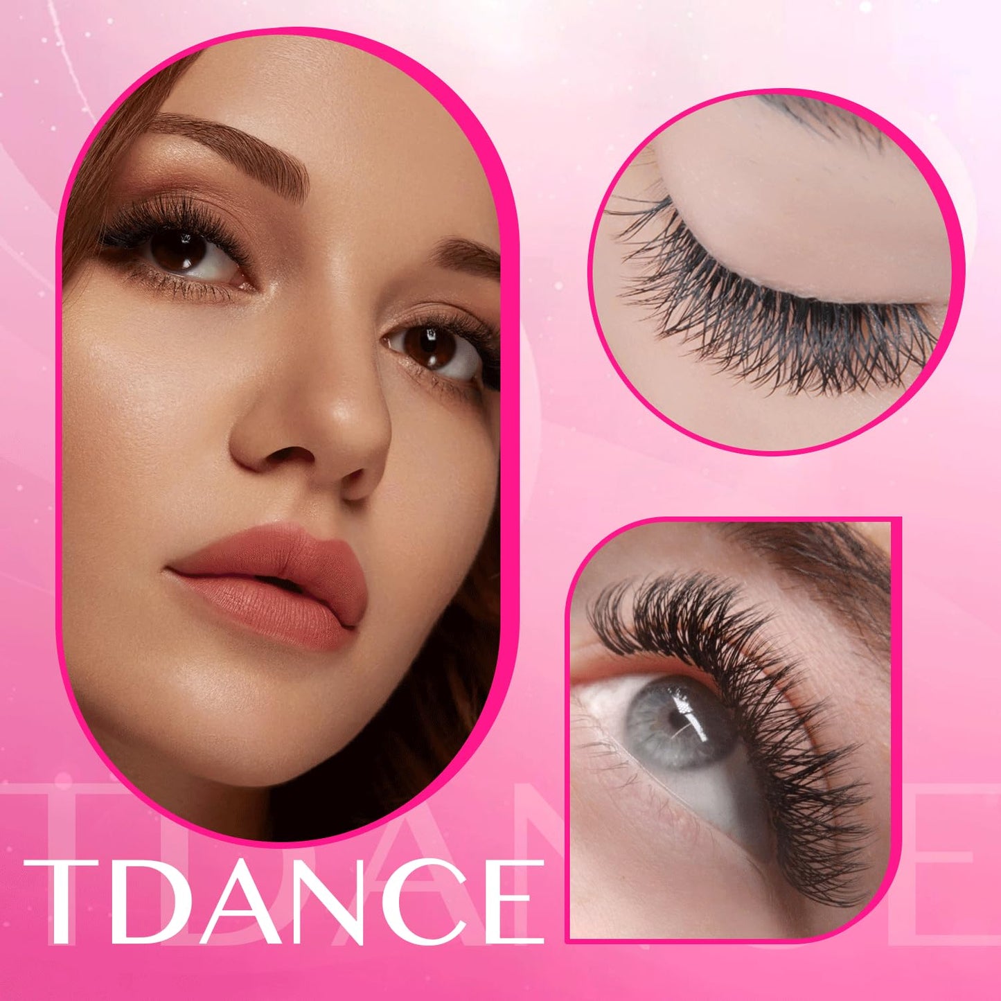 TDANCE YY Lash Extensions Premade Volume Eyelash Fans YY Lashes Matte Black W Lashes Extensions(W-5D-0.07-C,14 mm) Beauty and Personal Care TDANCE