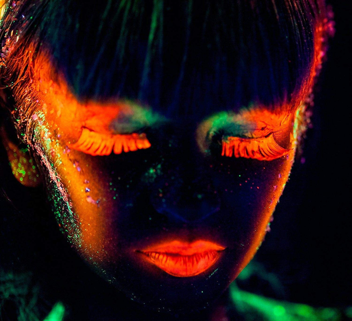 Uv Glow Blacklight Face and Body Paint 0.34oz - Set of 8 Tubes - Neon Fluorescent (All Colours)