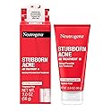 Neutrogena Stubborn Acne AM Face Treatment with 2.5% Micronized Benzoyl Peroxide Acne Medication, Oil-Free Daily Facial Treatment Reduces Size