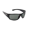 Sea Striker Bill Collector Polarized Sunglasses, Black Frame, Grey Mirror Lens, One Size (228)