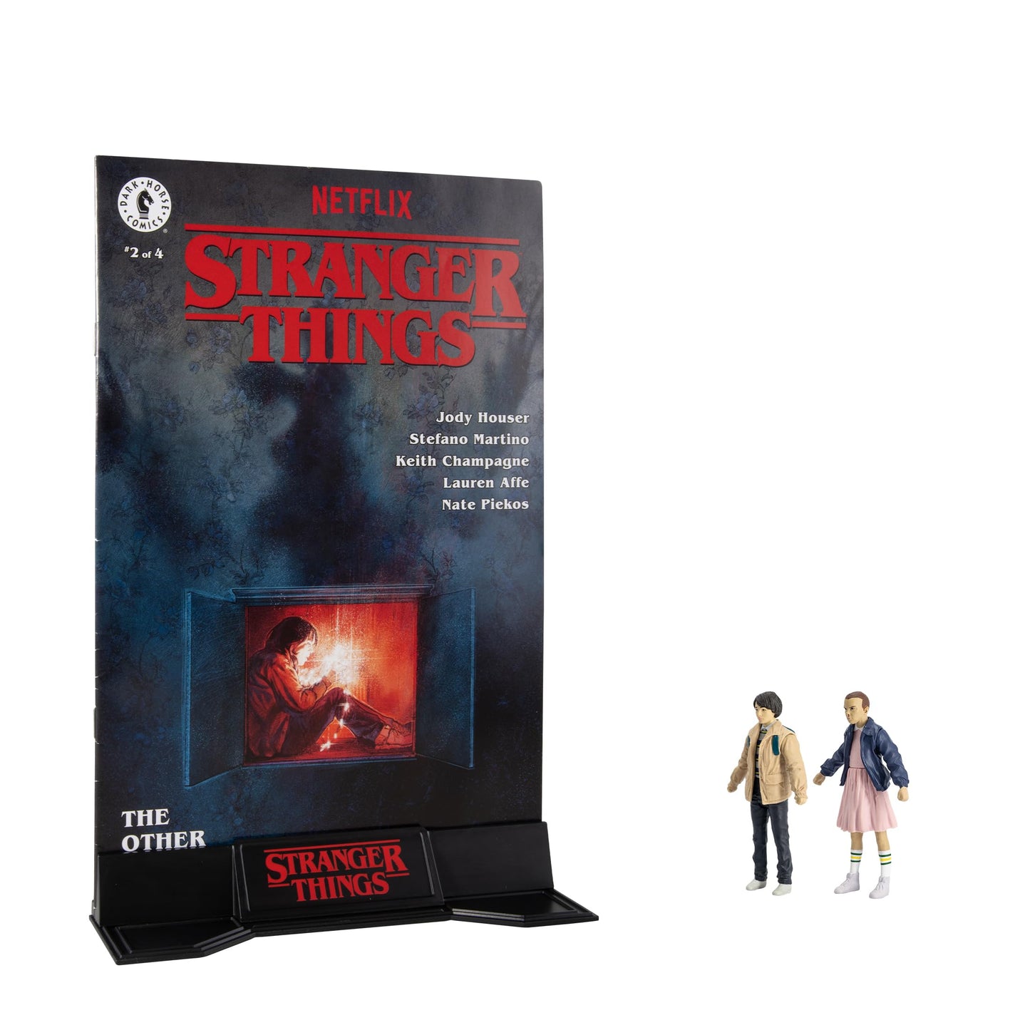 McFarlane Toys - Stranger Things Page Punchers 2pk Eleven and Mike Wheeler 3in Action Figures with Comic