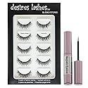 Magnetic Eyelashes Natural Magnet Faux-Lashes Multipack Kit 5Pairs, Isabella