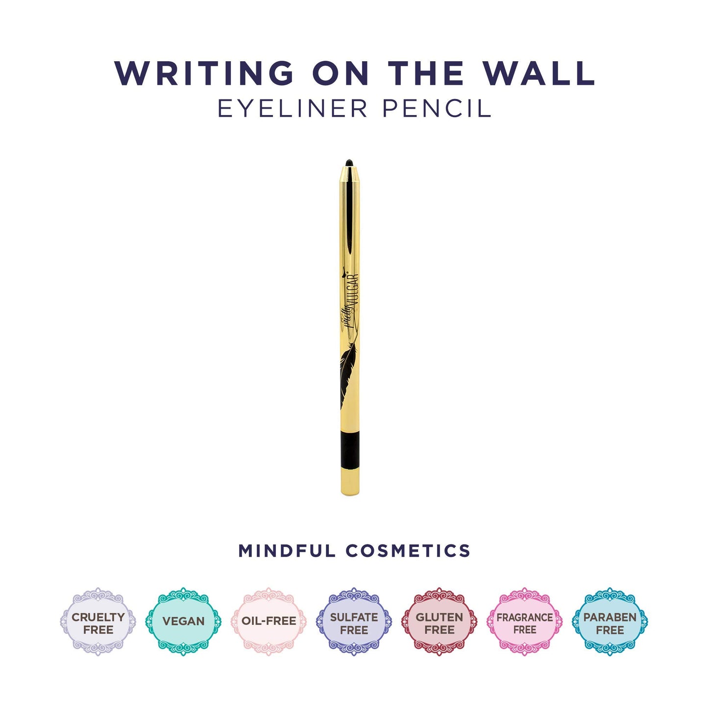 Pretty Vulgar - Writing on the Wall Eyeliner Pencil, Clean & Cruelty-Free, Yours Truly (Brown)