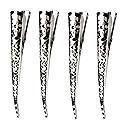4 Pack Strong Hollow Bite force Alligator Metal Hair Clips 5.3" Large Duckbill Clips Hair Barrettes with Teeth Hair Pins Hair Slide Stylish for Women
