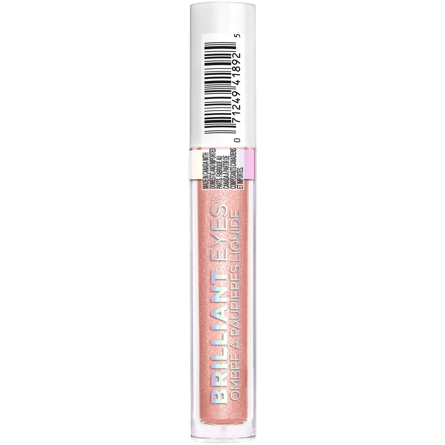 L'Oreal Paris Brilliant Eyes Shimmer Liquid Eye Shadow, Longwearing Lasting Shimmer, Crease Resistant, Flake-Proof, Precision Applicator, Quick Dry
