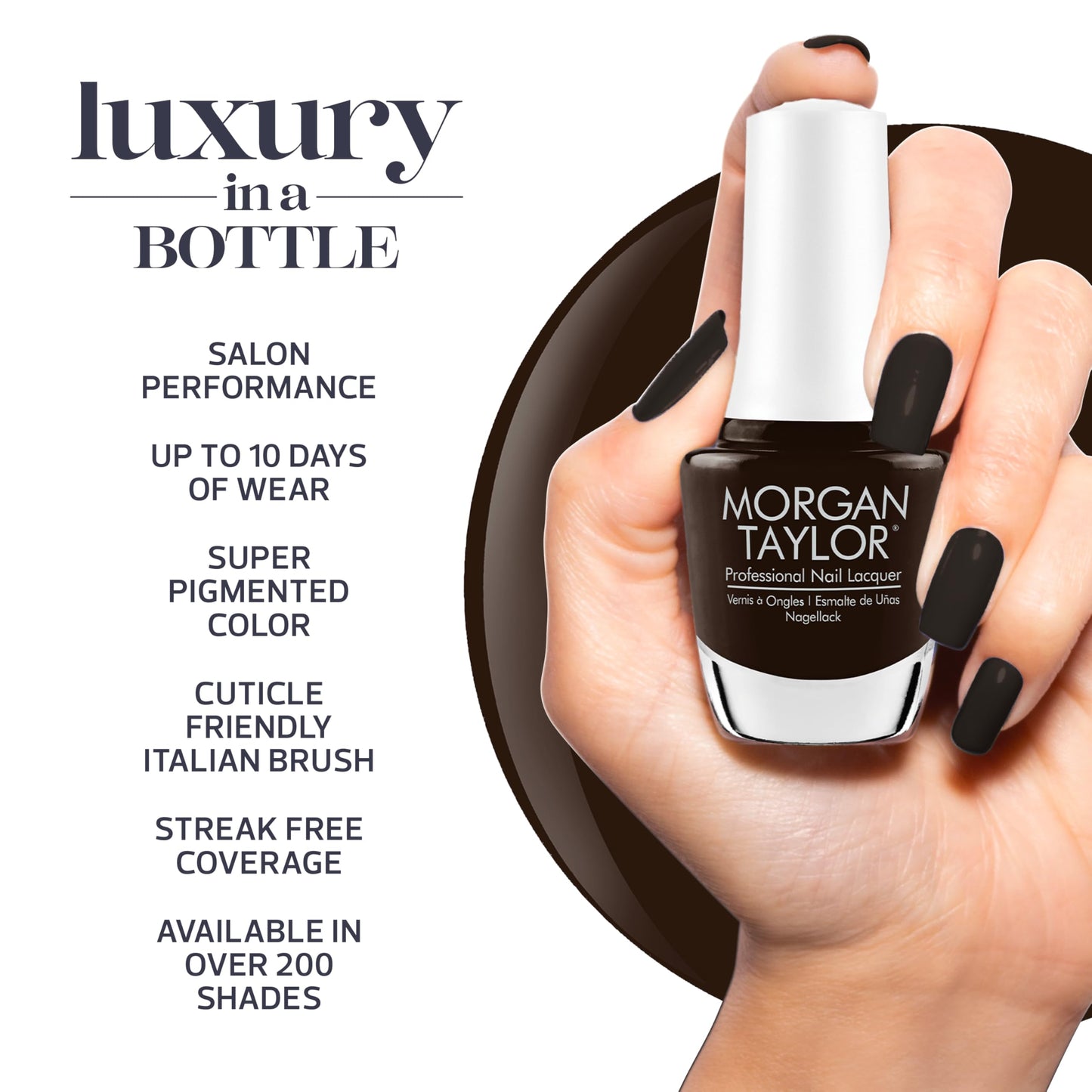 Morgan Taylor Holiday Winter Collection Floral Wonderland - 15mL Professional Lacquer, Chip-Resistant, Fast-Drying, Long-Lasting, High-Shine Finish Beauty & Personal Care Morgan Taylor