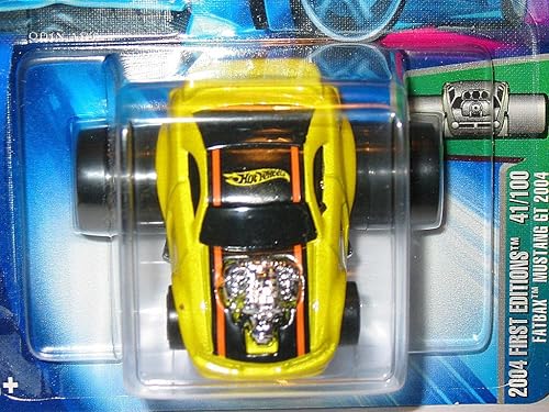 Hot Wheels 2004 First Editions 041/100 1:64 Fatbax Mustang GT 2004 Race Car
