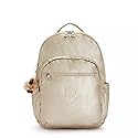 Kipling Seoul Extra Large Metallic 17" Laptop Backpack Starry Gold Metallic