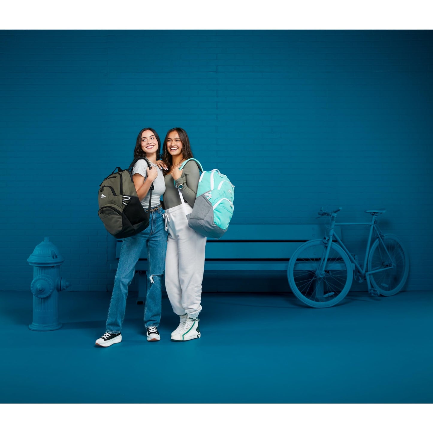 High Sierra Swoop Backpack with 17" Laptop Pocket, Aqua (Instore Version)