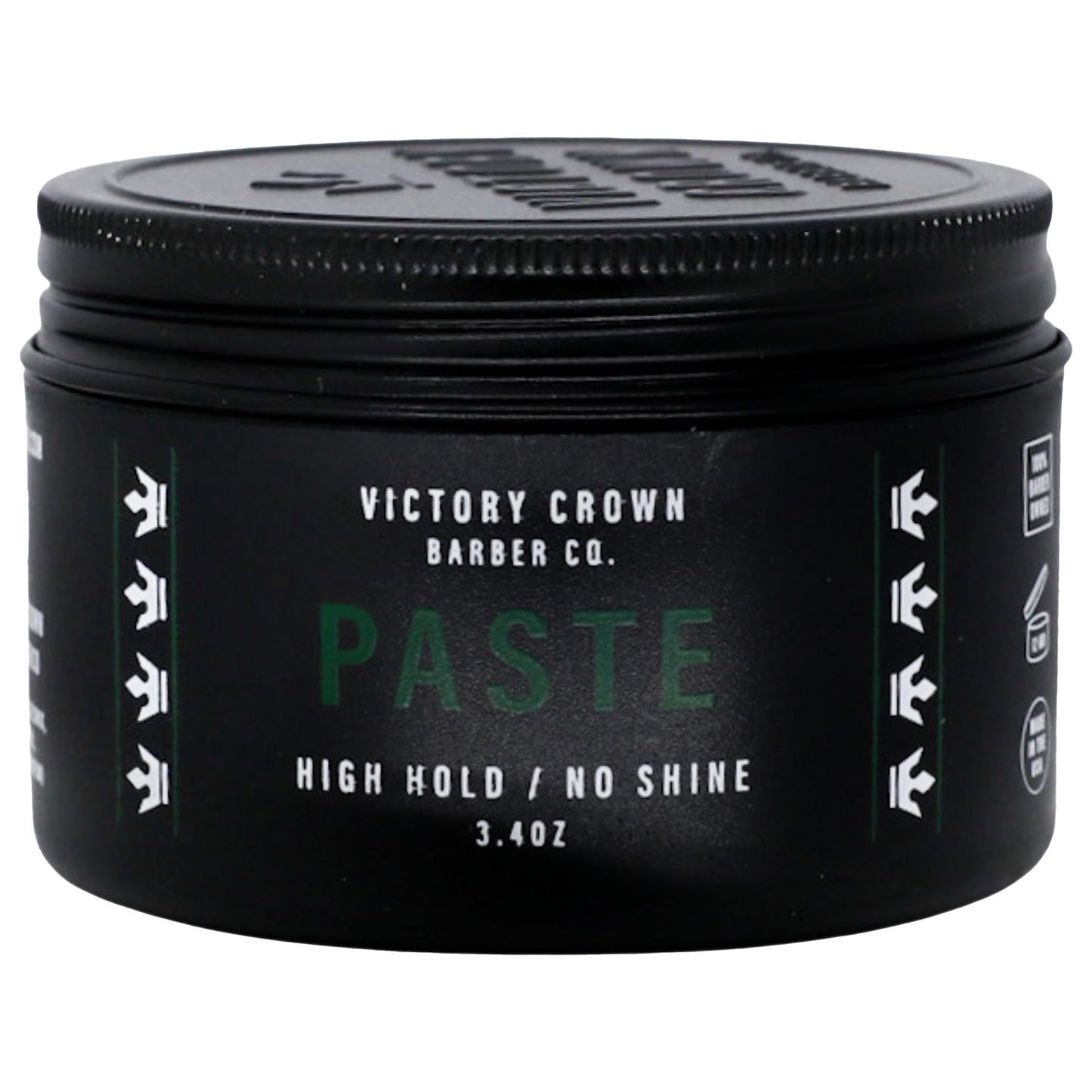 Victory Crown Paste Pomade Medium Hold & Medium Shine Natural Hair Styling Paste for Textured & Refined Looks, 3.4 Oz