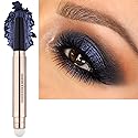 Daeuwiutr Black Eyeshadow Stick Eye Makeup Cream Shimmer Smooth Glitter Hypoallergenic Single Crayon Waterproof Long Lasting Eye Shadow Pencil