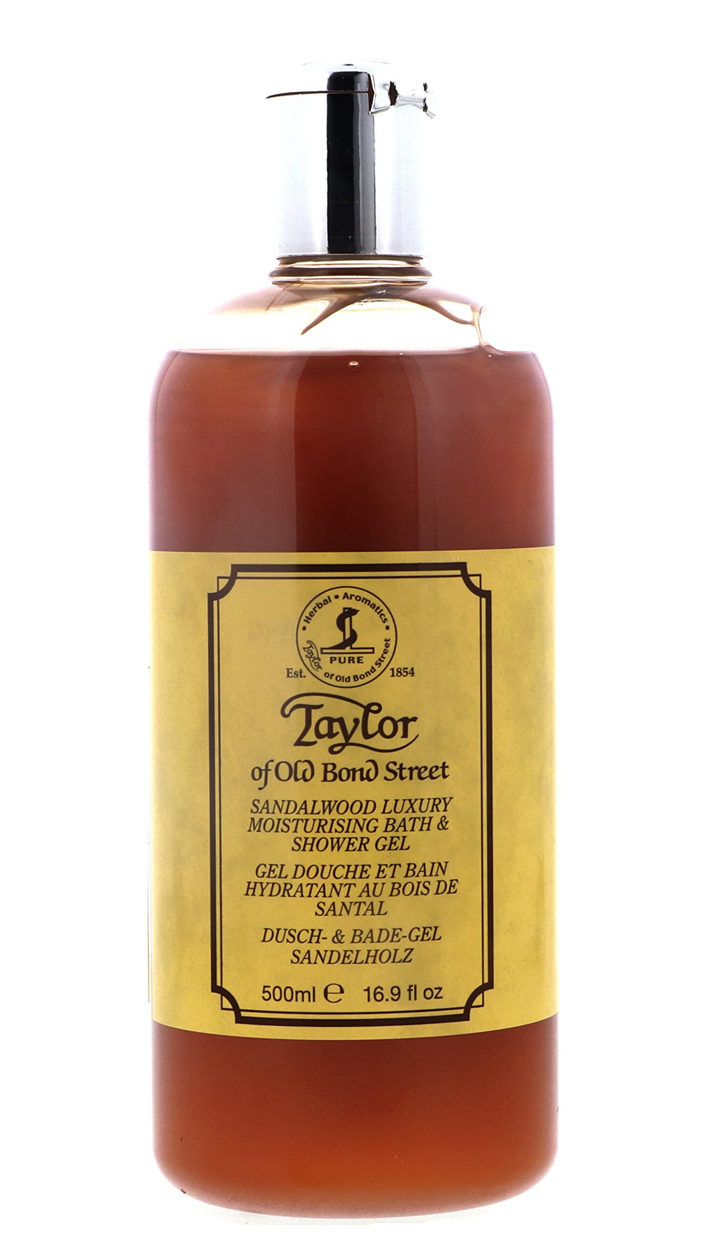 Taylor of Old Bond Street Sandalwood Moisturizing Bath and Shower Gel, 500 ml