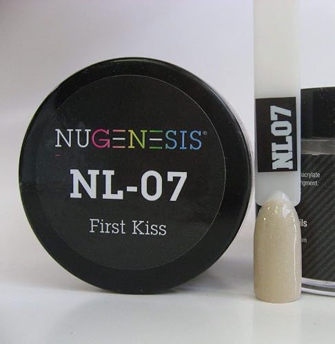 NuGenesis Nail Dipping Powder Color 1.5oz/43g Jar - (NL07 First KISS) Beauty & Personal Care Nugenesis