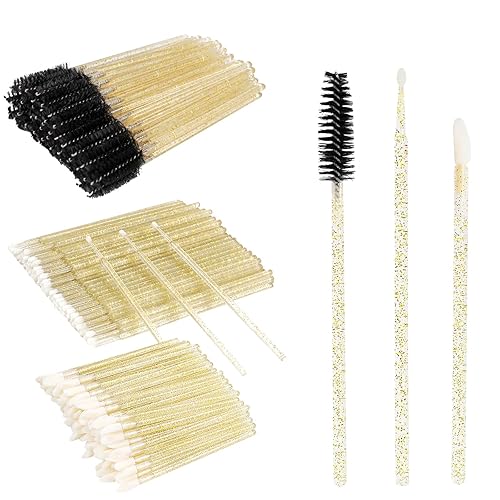 200 sets of false eyelashes kits, disposable micro cotton swabs, and they are matched with false eyelash brushes, lip brushes, mascara brushes,