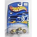 Mattel Hot Wheels 2001 Treasure Hunt 1:64 Scale Gold Blast Lane 5/12 Die Cast Motorcycle #005