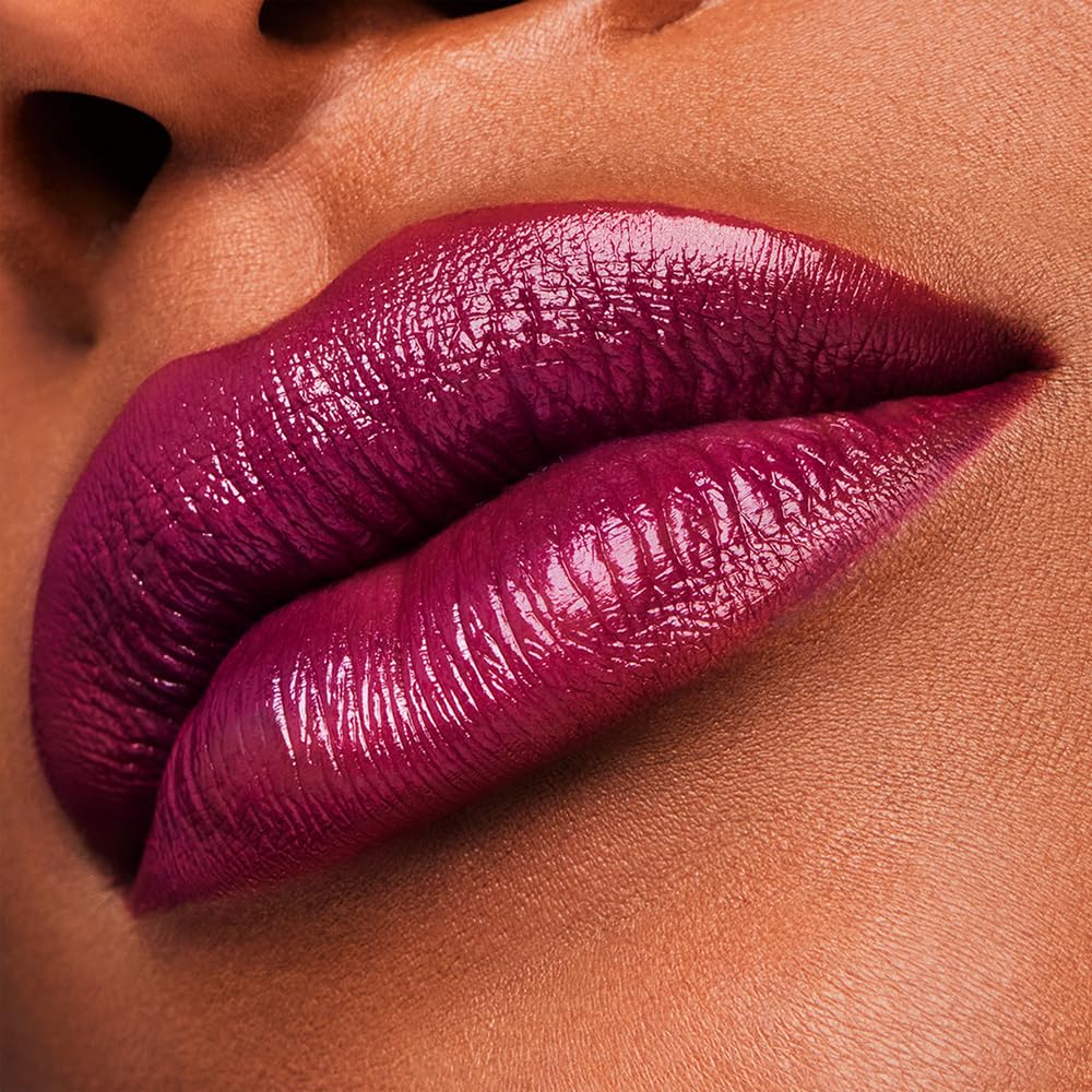 Estée Lauder Pure Color Long Lasting Cream Lipstick for Women with Cream Finish | Plumping & Nourishing 0.12 Ounce, 450 Insolent Plum