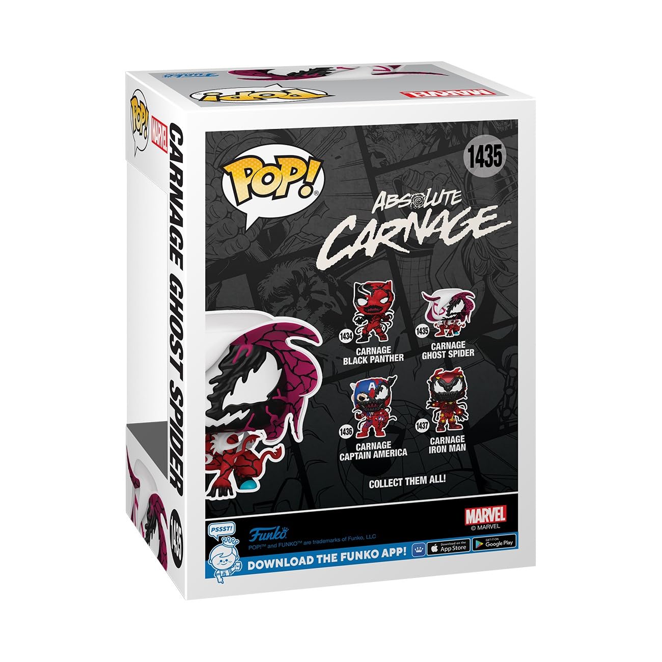 Funko POP Marvel: Carnageized - Ghost Spider - Marvel Comics - Collectable Vinyl Figure - Gift Idea - Official Merchandise - for Kids & Adults…