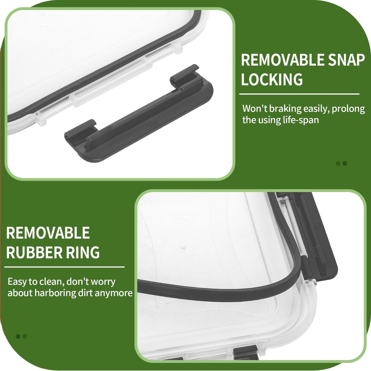 Skroam 5-Packs 36OZ Glass Food Storage Containers with Lids Airtight, Glass Meal Prep Container for Lunch, Pantry Organizers and Storage, Glass Lunch…