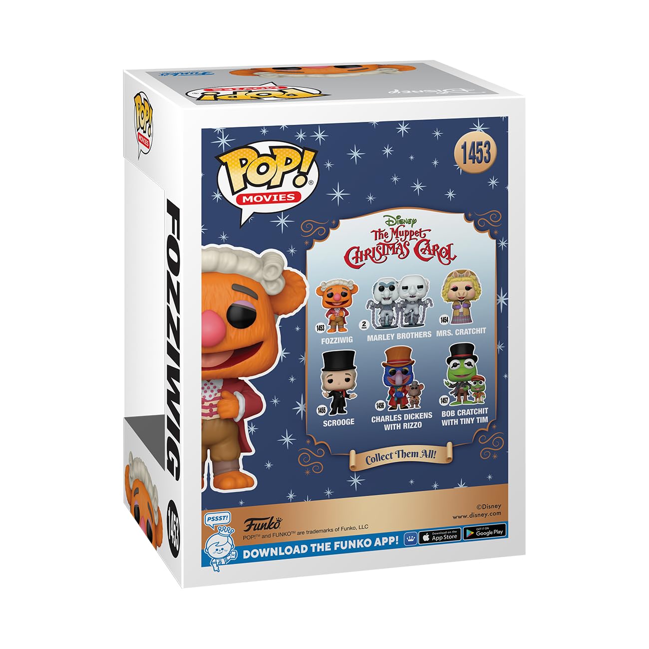 Funko POP! Disney: The Muppet Christmas Carol - Fozzie Bear as Fozziwig - The Muppets - Collectable Vinyl Figure - Gift Idea - Official Merchandise…