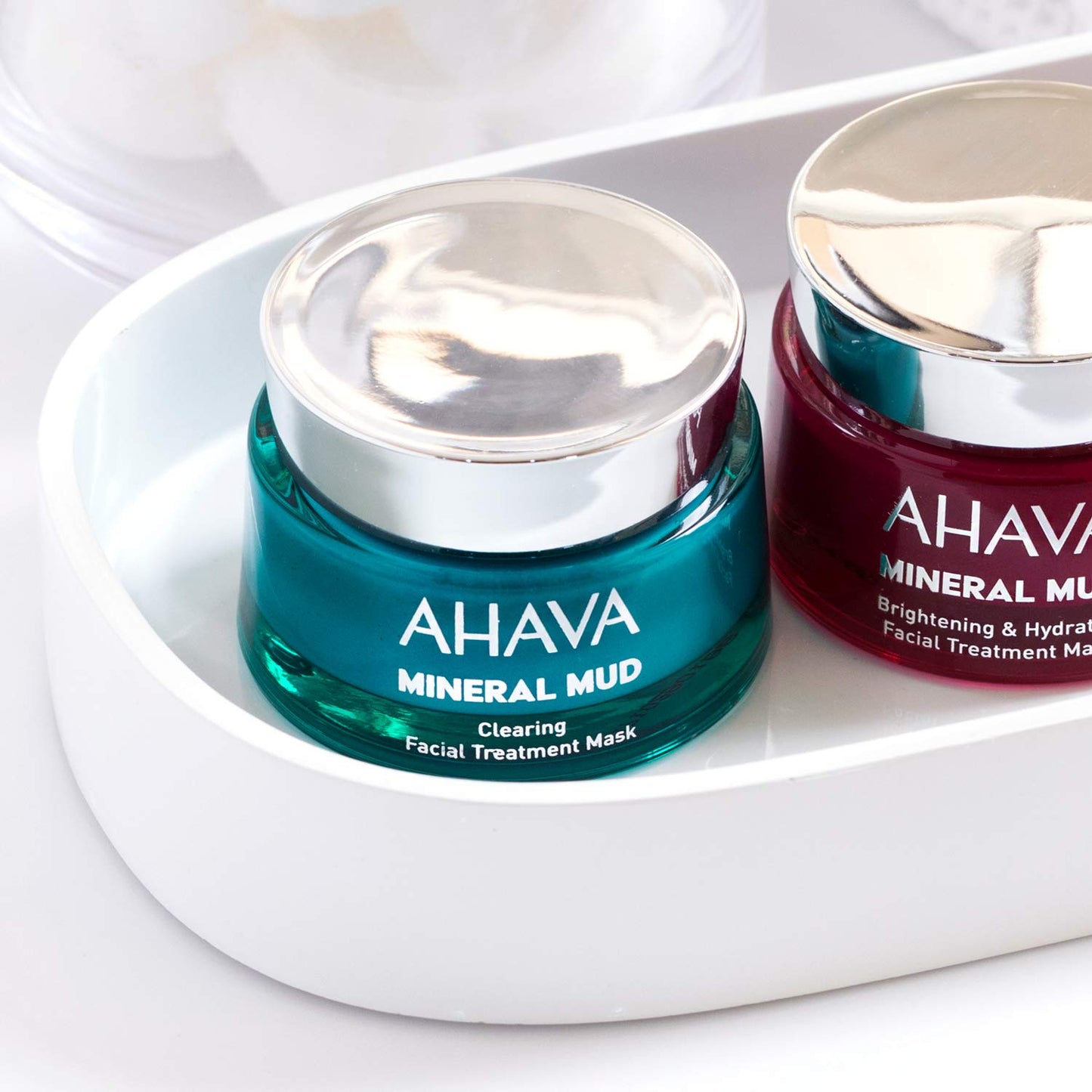 AHAVA Mineral Mud Clearing Facial Treatment Mask - Rich Mud Mask to Clear Pores & Reduce Blemishes, Nourishes & Refreshes, Revitalizes Complexion