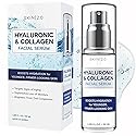 Skin 2.0 Hyaluronic Acid & Collagen Face Serum - Dermatologist Tested, Skin Tightening, Hydrating - Anti-Aging, Clean Beauty, Cruelty-Free Korean
