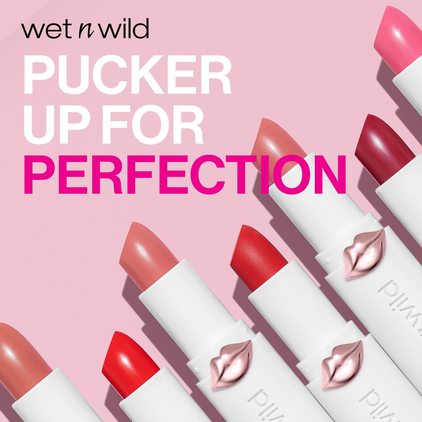 wet n wild Mega Last High-Shine Lipstick Lip Color, Infused with Seed Oils For a Nourishing High-Shine, Buildable & Blendable Creamy Color