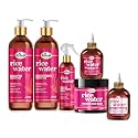 Difeel Rice Water Hair Care Ultimate Shampoo & Conditioner 6PC Set - Includes 33.8oz Shampoo, 33.8oz Conditioner, 12oz Hair Mask, 7.1oz Hair Oil