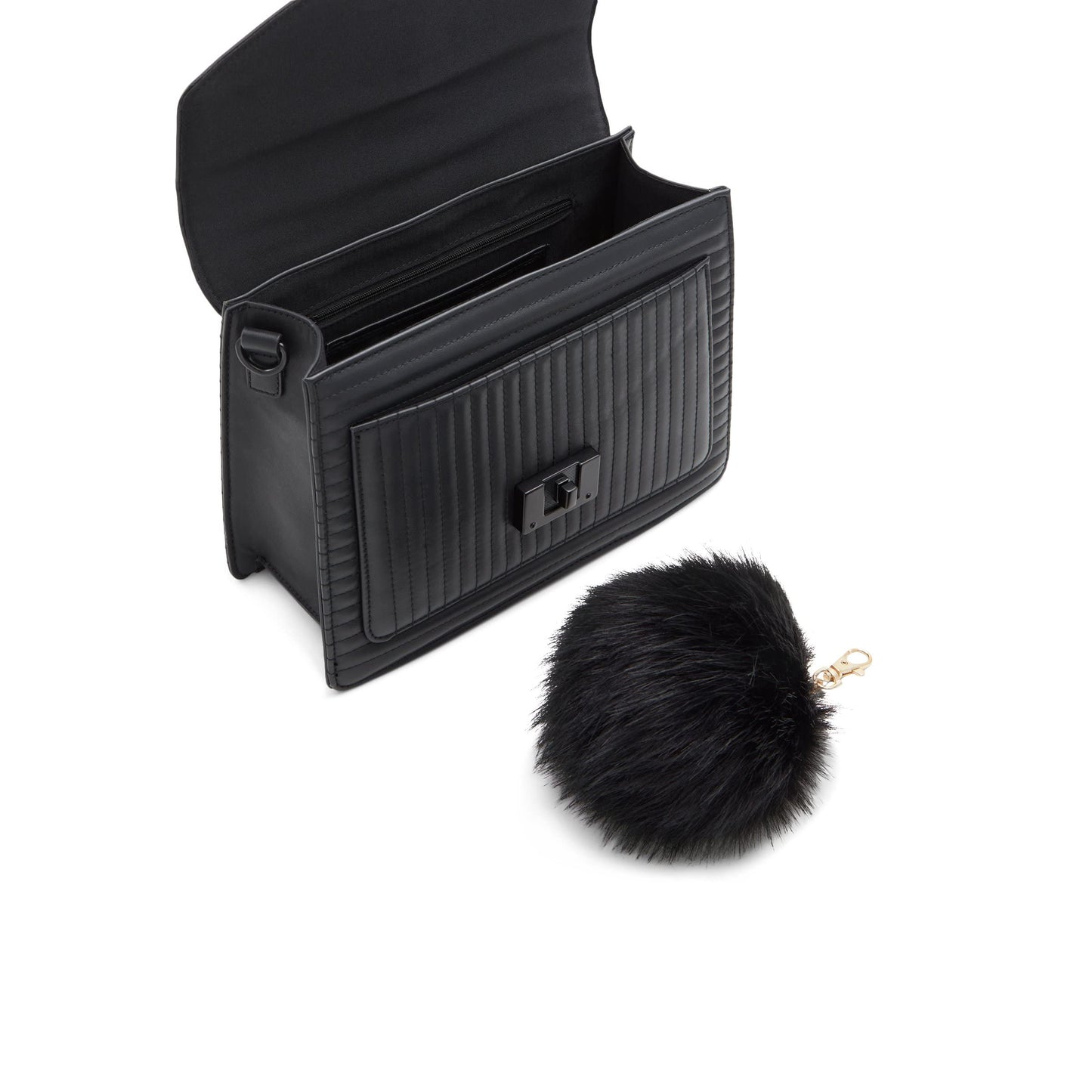 ALDO Women's Regular Jerilini Top Handle Bag, Black